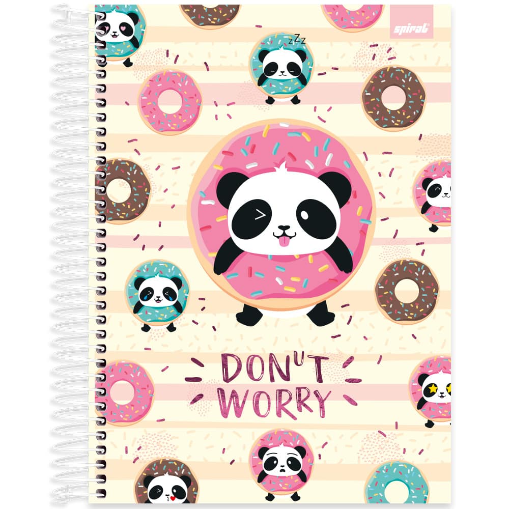 Caderno de desenho Panda