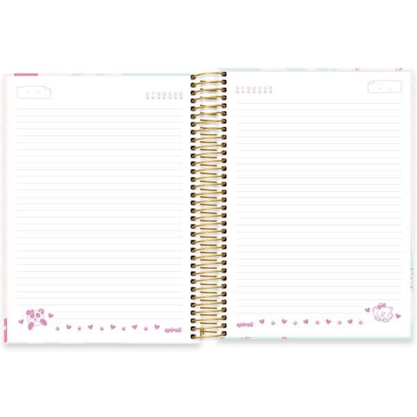 Caderno universitário capa dura, 10x1, 160 folhas, Pop Pet, 2349001, Spiral Pop - PT 1 UN