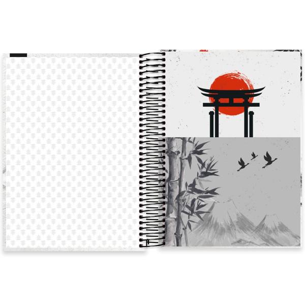 Caderno universitário capa dura, 10x1, 160 folhas, Zen, 2369849, Spiral Zen - PT 1 UN