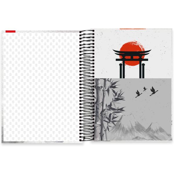 Caderno universitário capa dura, 10x1, 160 folhas, Zen, 2369863, Spiral Zen - PT 1 UN