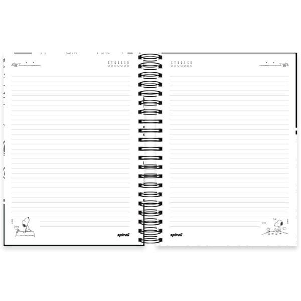 Caderno universitário capa dura, 10x1 160 folhas, Snoopy Pre, 2350229, Spiral Sno - PT 1 UN