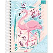 Caderno universitário capa dura, 15x1, 240 folhas, Flamingo, 2370067, Spiral Ten - PT 1 UN Caderno universitário capa dura, 15x1, 240 folhas, Flamingo, 2370067, Spiral Ten - PT 1 UN