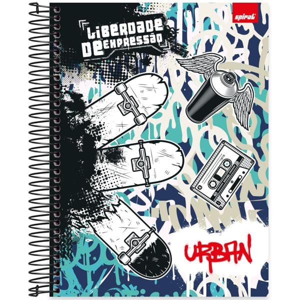 Caderno universitário capa dura, 20x1, 320 folhas, Liberdade de Expressão, 2349186, Spiral Lib - PT 1 UN