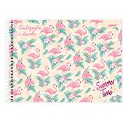 Caderno cartografia e desenho capa dura 48 folhas Tendency Flamingo, Spiral, 2349360 - PT 1 UN Caderno cartografia e desenho capa dura 48 folhas Tendency Flamingo, Spiral, 2349360 - PT 1 UN