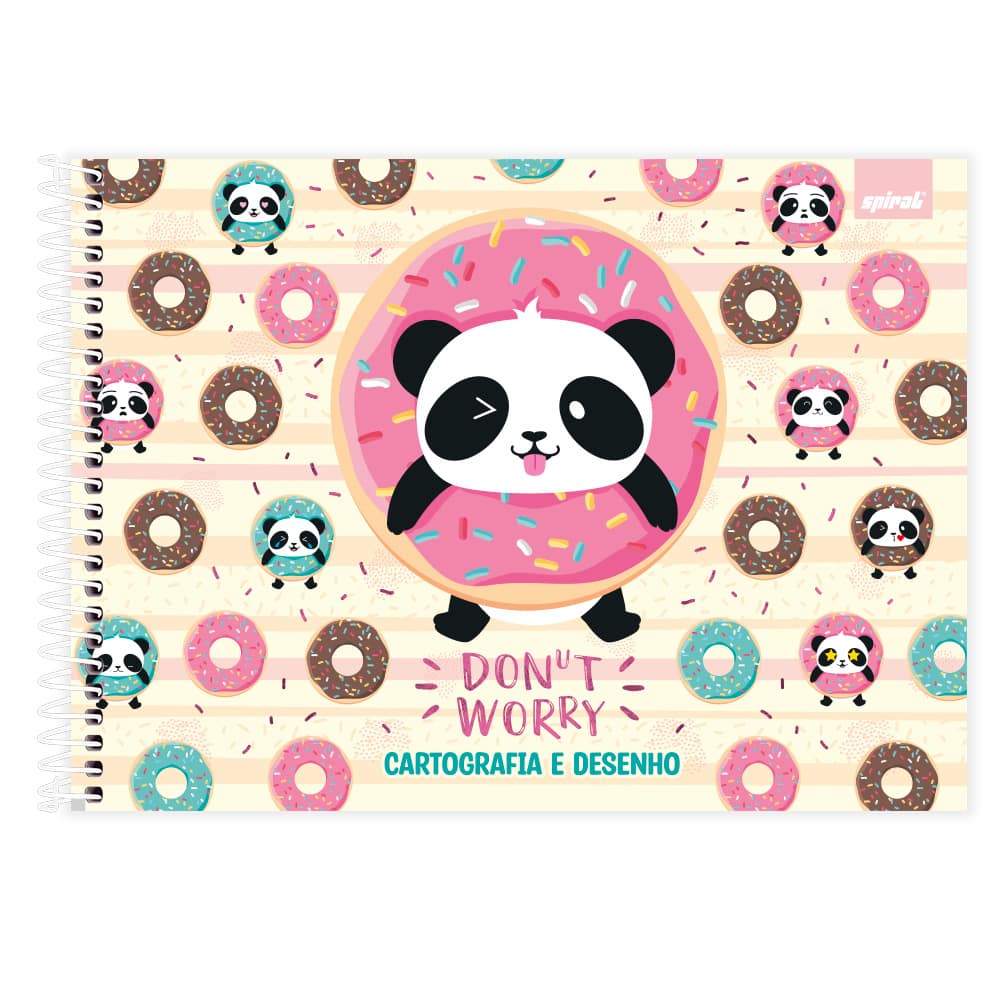 Caderno De Desenho Infantil - Panda 2