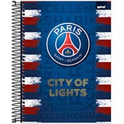 Caderno universitário capa dura, 20x1, 320 folhas, PSG, 2333611, Spiral Psg - PT 1 UN