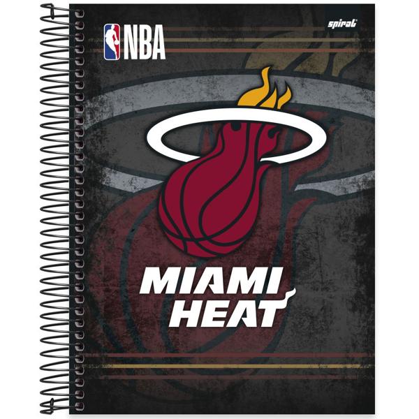 Caderno universitário capa dura, 15x1, 240 folhas, NBA, 2372757, Spiral Nba - PT 1 UN