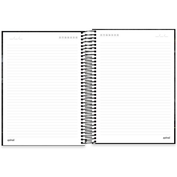 Caderno universitário capa dura, 15x1, 240 folhas, NBA, 2372757, Spiral Nba - PT 1 UN