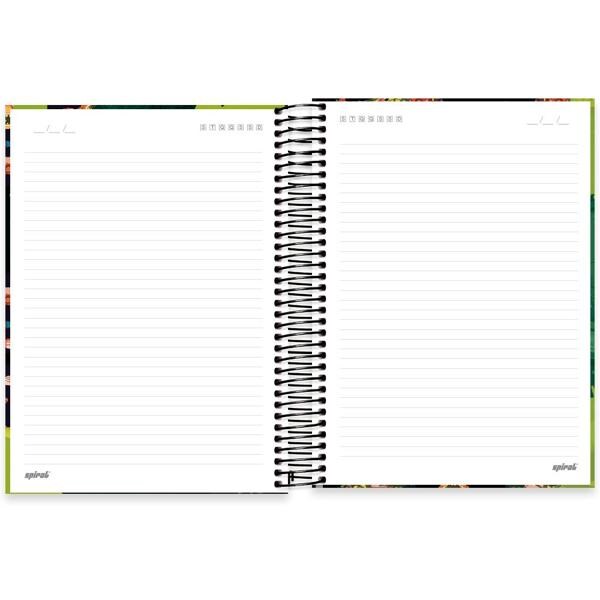 Caderno universitário capa dura, 15x1, 240 folhas, Rick & Morty, 2372818, Spiral Rem PT 1 UN