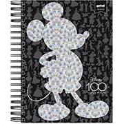 Caderno Universitário Capa Dura 10x1 160 Folhas Disney 100 Anos Spiral - PT 1 UN