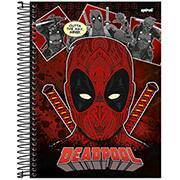Caderno universitário capa dura, 20x1, 320 folhas, Deadpool, 2333505, Spiral Dea - PT 1 UN Caderno universitário capa dura, 20x1, 320 folhas, Deadpool, 2333505, Spiral Dea - PT 1 UN