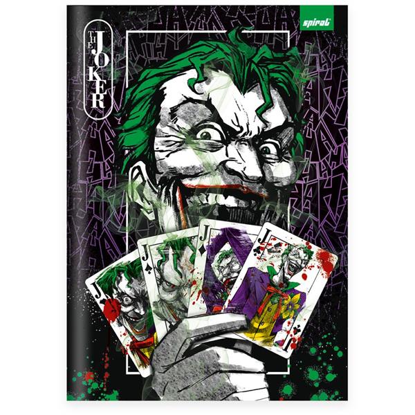 Caderno Universitário capa dura, Costurado, 80 folhas, Joker, 2333802, Spiral Jok - PT 1 UN