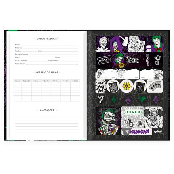 Caderno Universitário capa dura, Costurado, 80 folhas, Joker, 2333802, Spiral Jok - PT 1 UN