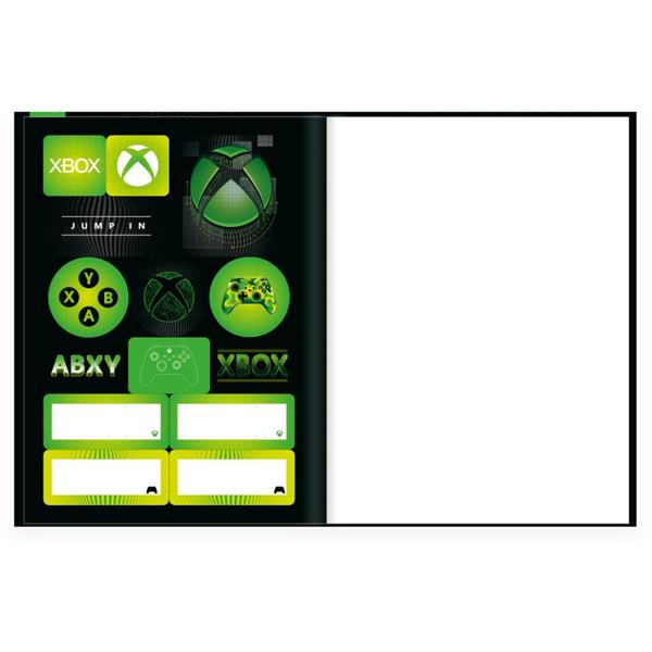 Caderno Universitário Capa Dura Brochura Costurado 80 Folhas, Xbox, 2373228, Spiral Xbox - PT 1 UN