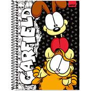 Caderno universitário capa dura, 1x1 80 folhas, Garfield, 2351974, Spiral Gar - PT 1 UN