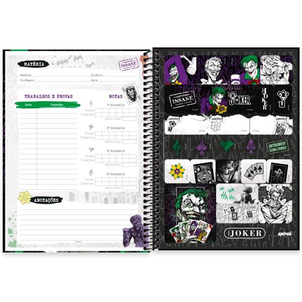 Caderno universitário capa dura, 1x1 80 folhas, Joker, 2352087, Spiral Jok - PT 1 UN