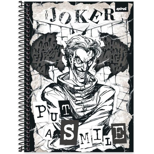 Caderno universitário capa dura, 1x1 80 folhas, Joker, 2332416, Spiral Jok - PT 1 UN