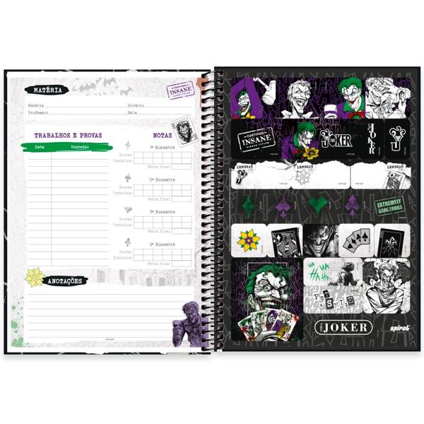 Caderno universitário capa dura, 1x1 80 folhas, Joker, 2332416, Spiral Jok - PT 1 UN