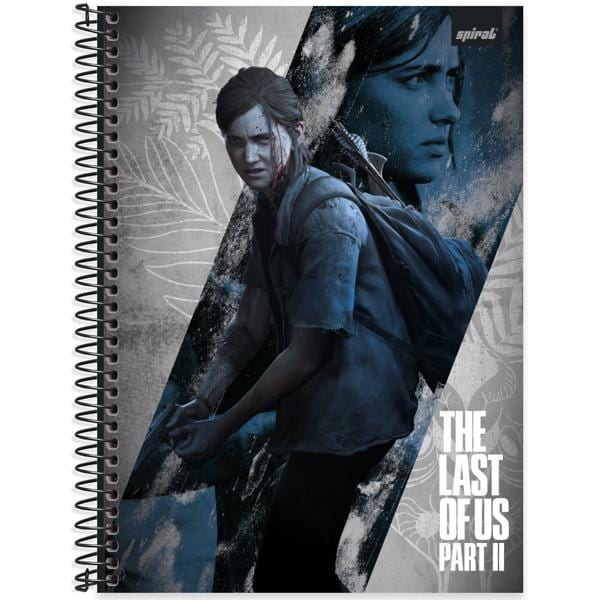 Caderno universitário capa dura, 1x1 80 folhas, The Last of Us, 2371750, Spiral Lou - PT 1 UN