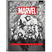 Caderno universitário capa dura, 1x1 80 folhas, Red Brick, 2371873, Spiral Mvb - PT 1 UN