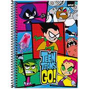 Caderno universitário capa dura, 1x1 80 folhas, Titans Go, 2332652, Spiral Ttg - PT 1 UN Caderno universitário capa dura, 1x1 80 folhas, Titans Go, 2332652, Spiral Ttg - PT 1 UN