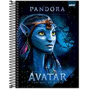Caderno Universitário Capa Dura 10x1 160 Folhas Avatar Disney Spiral Ava - PT 1 UN