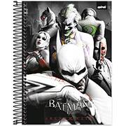 Caderno Universitário Capa Dura 10x1 160 Folhas Batman DC Game Spiral - PT 1 UN