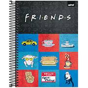Caderno universitário capa dura, 10x1, 160 folhas, Friends, 2332812, Spiral Frd - PT 1 UN Caderno universitário capa dura, 10x1, 160 folhas, Friends, 2332812, Spiral Frd - PT 1 UN