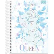Caderno universitário capa dura, 10x1, 160 folhas, Frozen, 2332843, Spiral Frz - PT 1 UN
