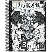 Caderno Universitário Capa Dura 10x1 160 Folhas Joker - Coringa DC Spiral - PT 1 UN