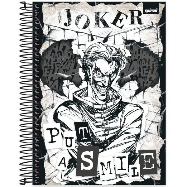 Caderno universitário capa dura, 10x1, 160 folhas, Joker, 2332928, Spiral Jok - PT 1 UN