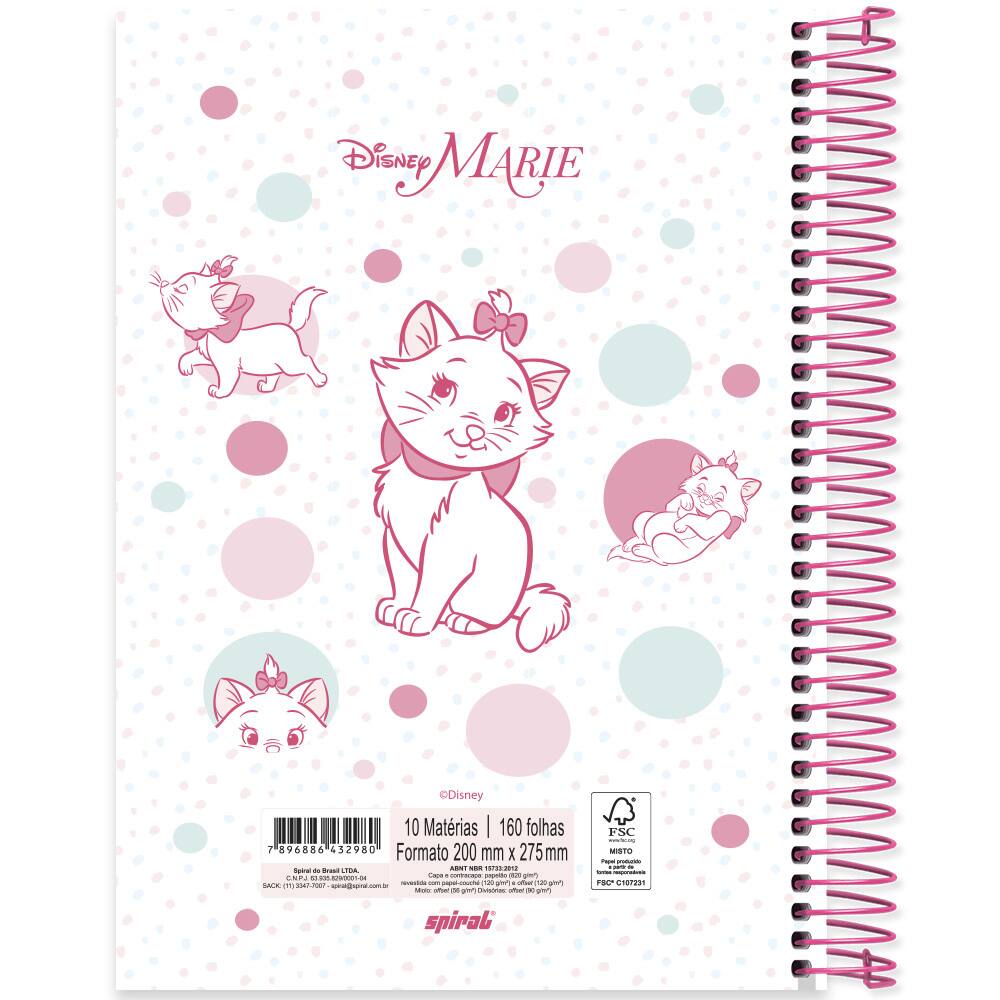 Caderno de Desenho Tema Gatinha Marie