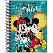 Caderno Universitário Capa Dura 10x1 160 Folhas Mickey Disney & Minnie Disney Spiral - PT 1 UN Caderno Universitário Capa Dura 10x1 160 Folhas Mickey Disney & Minnie Disney Spiral - PT 1 UN
