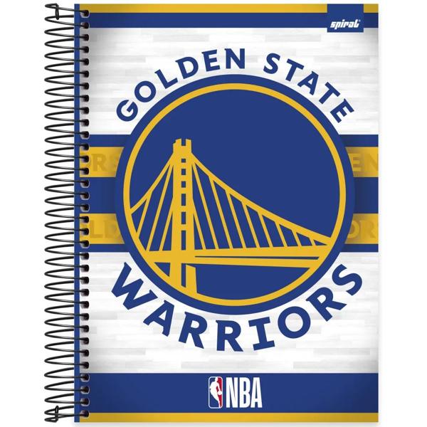 Caderno universitário capa dura, 10x1, 160 folhas, NBA, 2372450, Spiral Nba - PT 1 UN