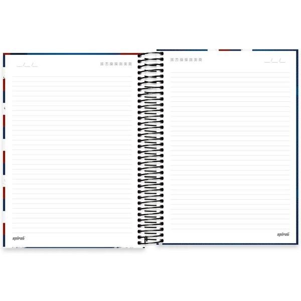 Caderno universitário capa dura, 10x1, 160 folhas, PSG, 2372504, Spiral Psg - PT 1 UN
