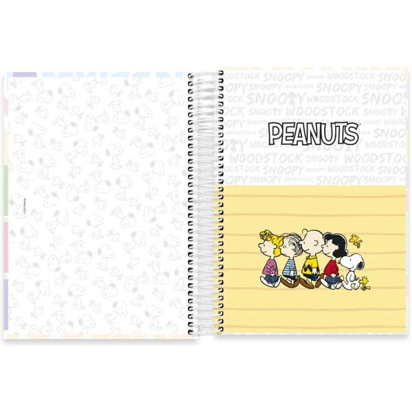 Caderno universitário capa dura, 10x1, 160 folhas, Snoopy, 2372566, Spiral Sno - PT 1 UN