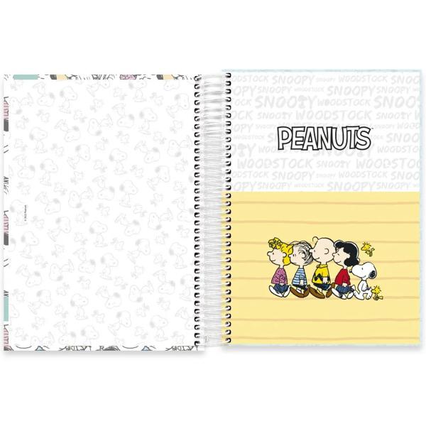 Caderno universitário capa dura, 10x1, 160 folhas, Snoopy, 2333161, Spiral Sno - PT 1 UN