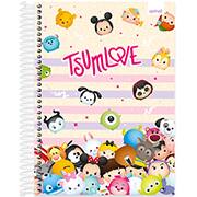 Caderno universitário capa dura, 10x1, 160 folhas, Tsum Tsum, 2333222, Spiral Tsum - PT 1 UN Caderno universitário capa dura, 10x1, 160 folhas, Tsum Tsum, 2333222, Spiral Tsum - PT 1 UN