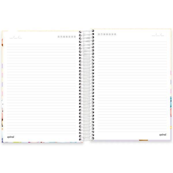 Caderno universitário capa dura, 10x1, 160 folhas, Tsum Tsum, 2333222, Spiral Tsum - PT 1 UN