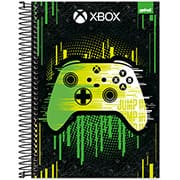 Caderno universitário capa dura, 10x1, 160 folhas, Xbox, 2333253, Spiral Xbox - PT 1 UN