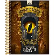 Caderno Universitário, Capa Dura, 15X1, 240 Folhas, Animais Fantásticos, Fechadura, Warner, Spiral - PT 1 UN Caderno Universitário, Capa Dura, 15X1, 240 Folhas, Animais Fantásticos, Fechadura, Warner, Spiral - PT 1 UN
