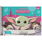 Caderno cartografia e desenho capa dura 48 folhas Star War The Mandalorian, Spiral,2334212 -  PT 1 UN