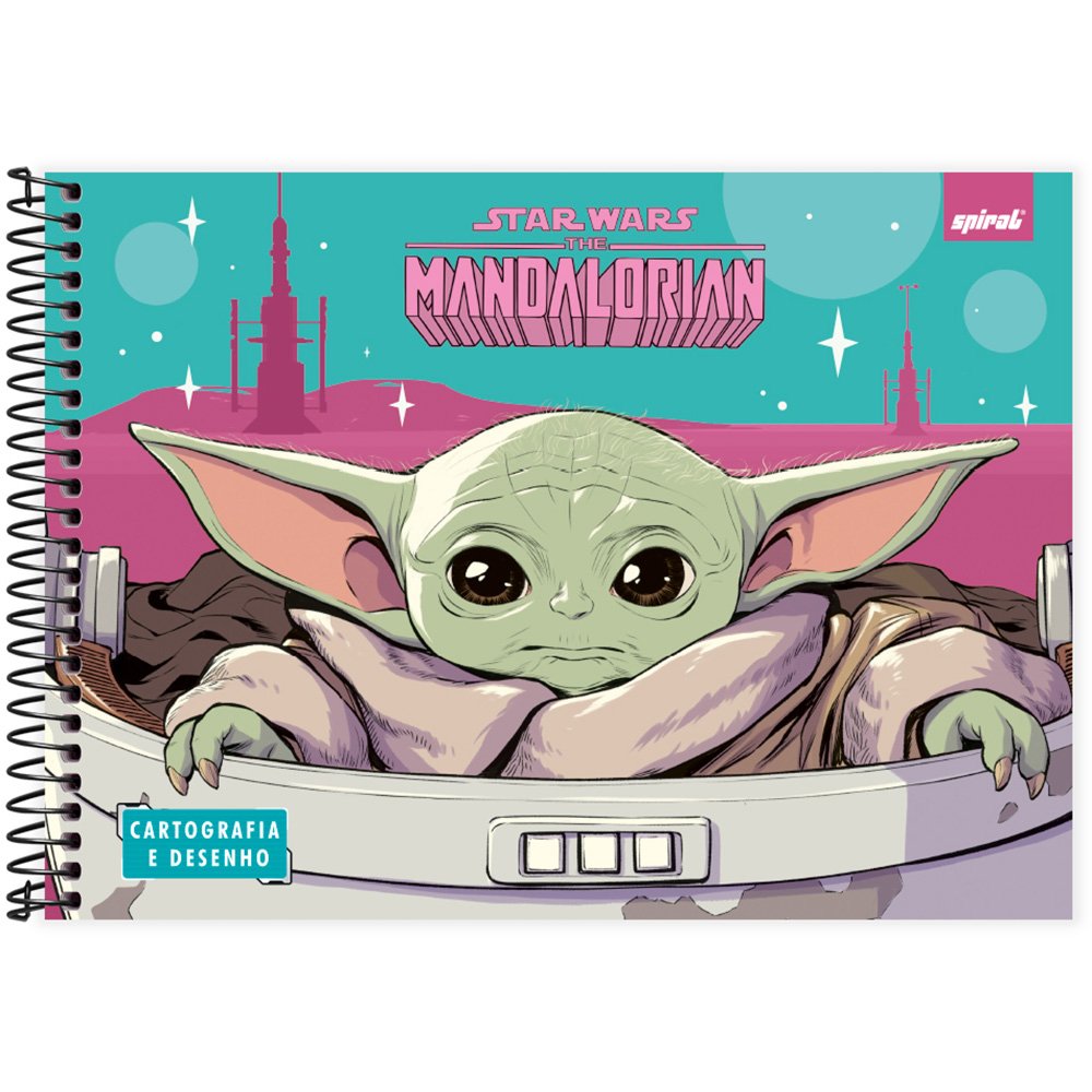 Caderno Baby Yoda