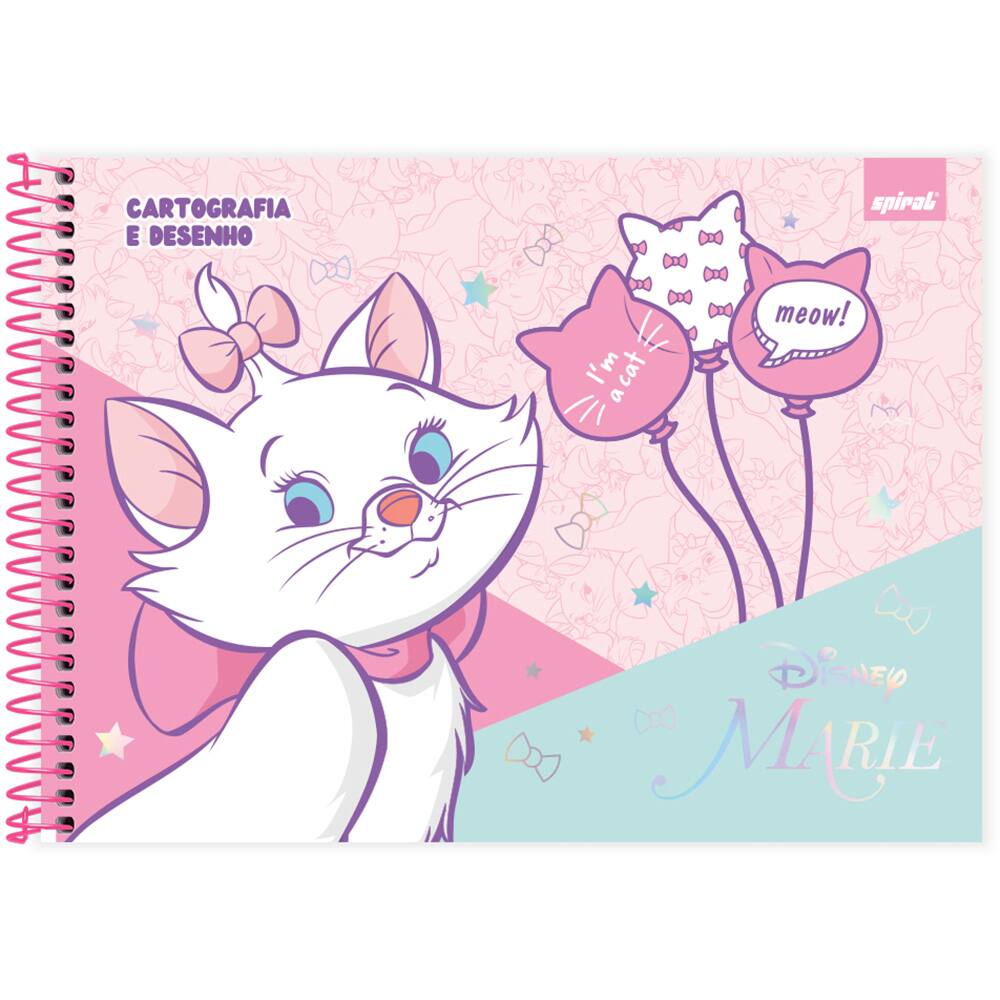 Caderno de desenho Gatinha Marie