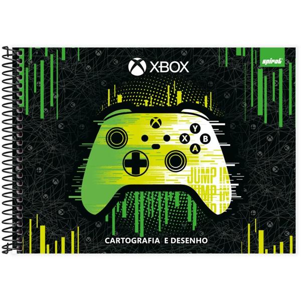 Caderno cartografia e desenho capa dura 48 folhas XBox, Spiral, 2334250 - PT 1 UN