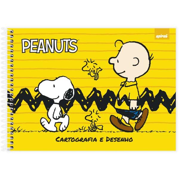 Caderno cartografia e desenho capa dura 80 folhas Snoopy, Spiral, 2373662 - PT 1 UN