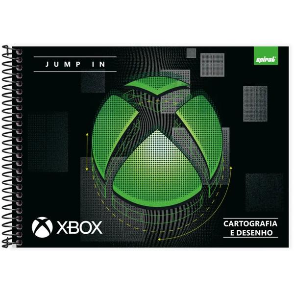 Caderno cartografia e desenho capa dura 80 folhas XBox, Spiral, 2334496 - PT 1 UN