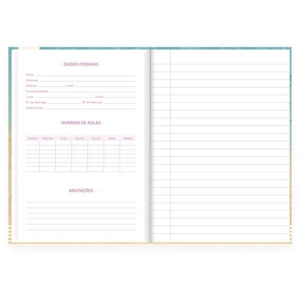 Caderno 1/4 capa dura costurado 80 folhas Disney Stitch, Spiral, 2374096 - PT 1 UN