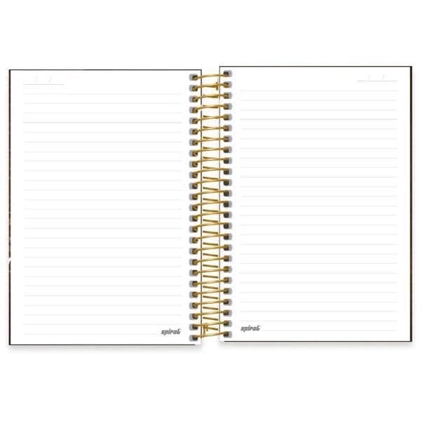 Caderno 1/4 capa dura espiral 160 folhas Animais Fantásticos, Spiral, 2373884 - PT 1 UN