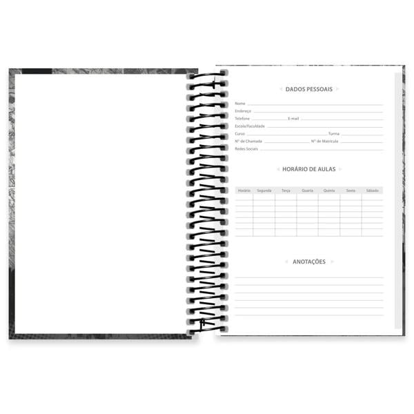 Caderno 1/4 capa dura espiral 160 folhas Marvel Red Brick, Spiral, 2334649- PT 1 UN